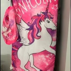 Justice unicorn sleeping bag